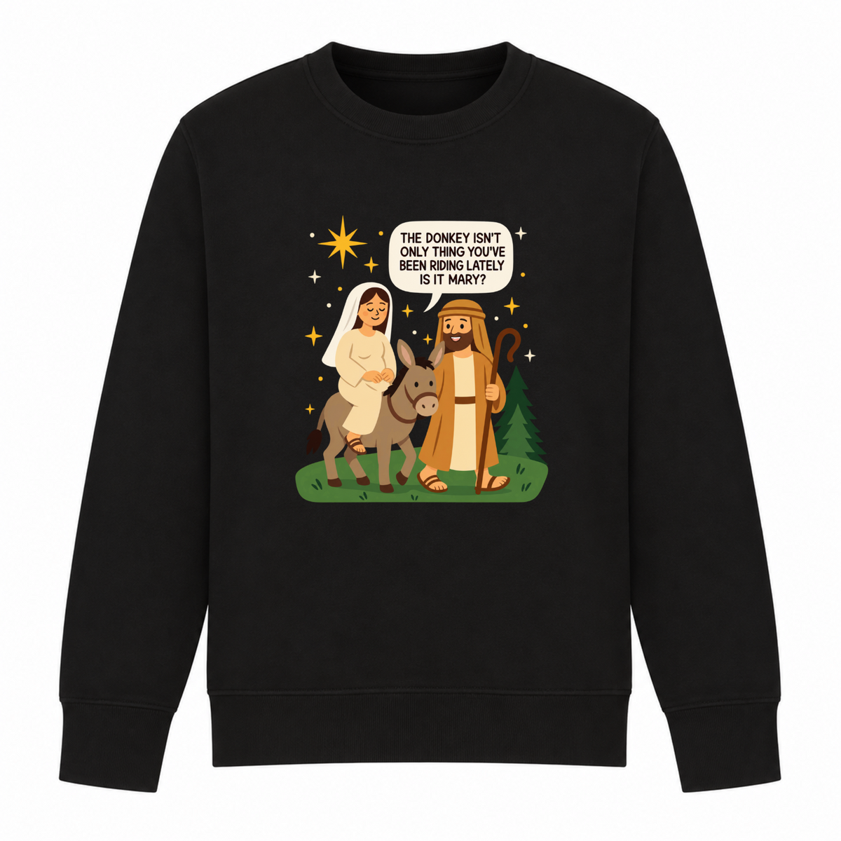 Naughty Mary - Funny Christmas Jumper