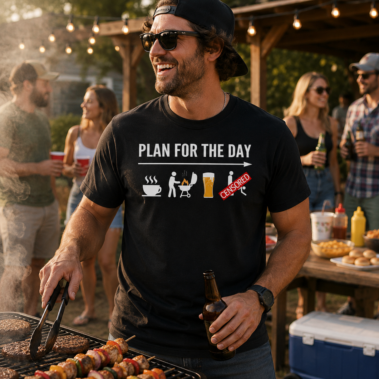 BBQ Weekend Schedule Tee