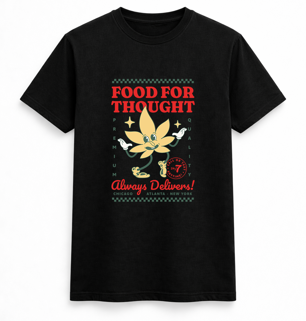 Food For Thought Premium Quality Tee