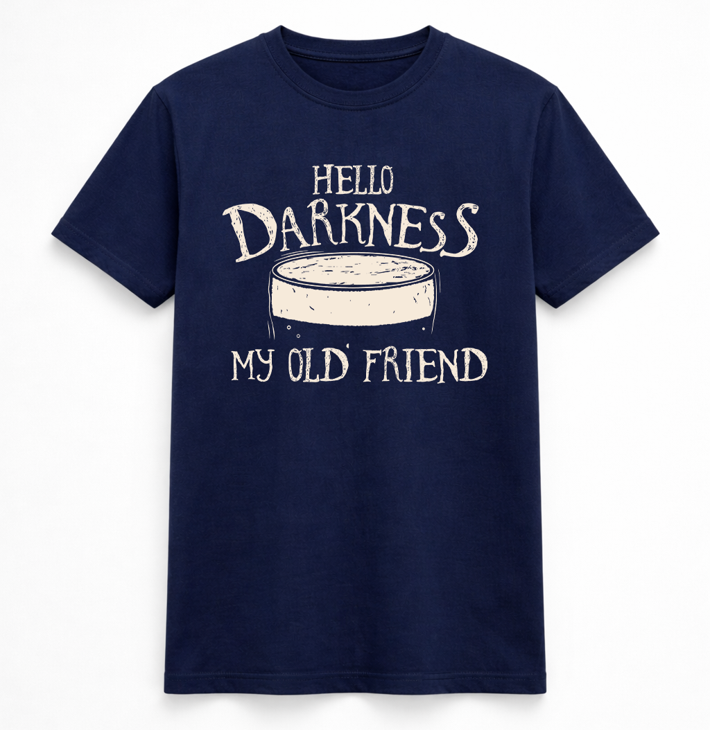 Hello Darkness My Old Friend Pint Tee