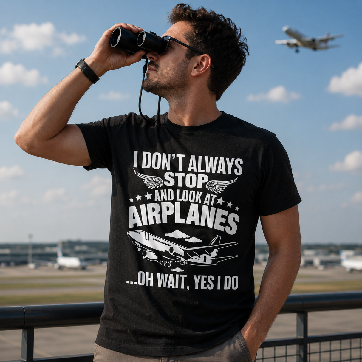 I Don’t Always Stop for Airplanes Tee
