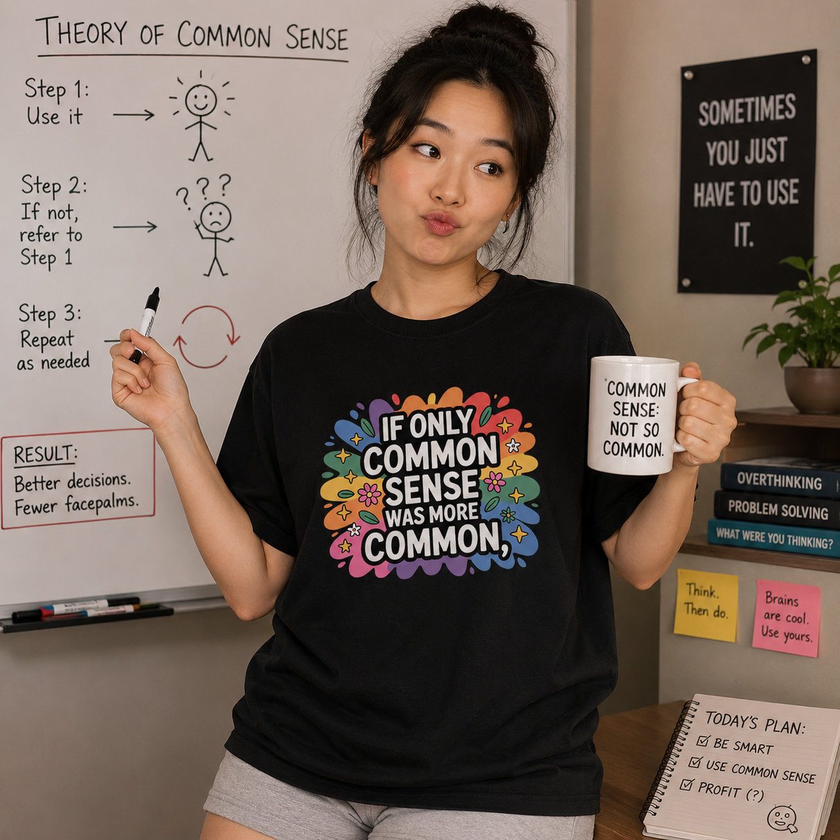 If Only Common Sense Was More Common Tee