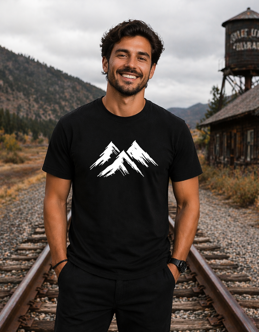 Minimalist Mountain Graphic Tee