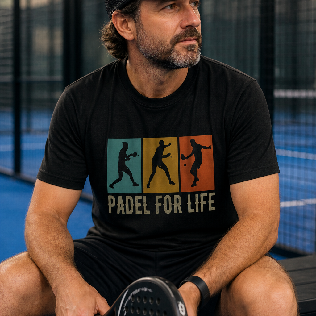 Padel For Life Retro Sports T-Shirt