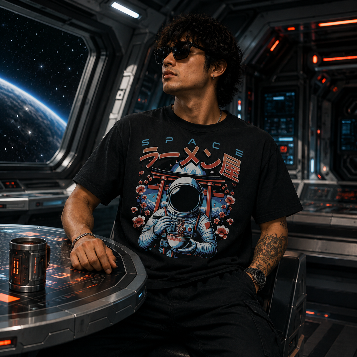 Space Ramen Explorer Graphic Tee