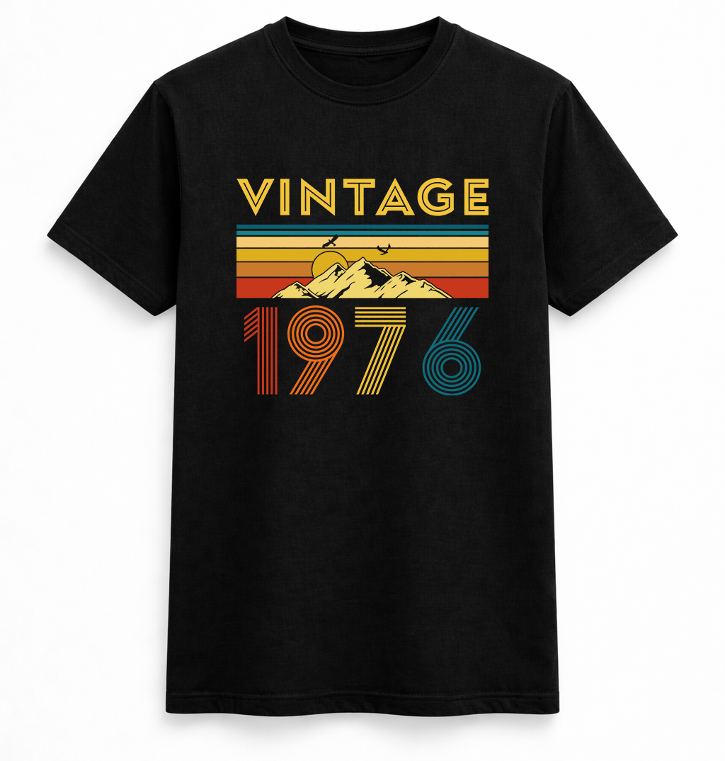 Vintage Patterned 1976 Tee