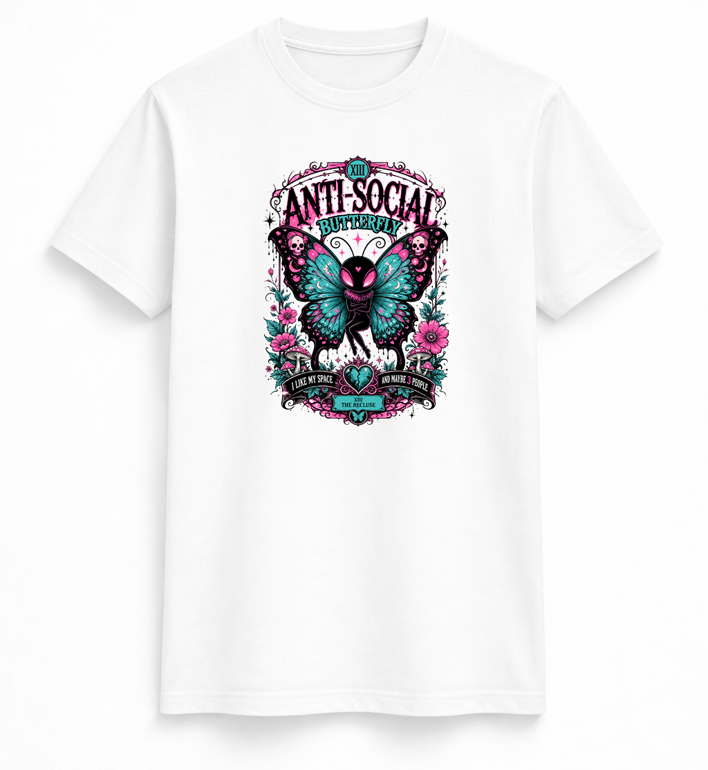 Anti-Social Butterfly Tee