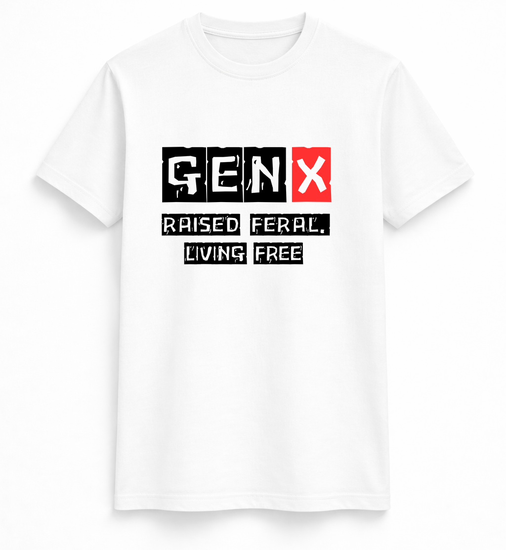 Gen X Raised Feral Tee