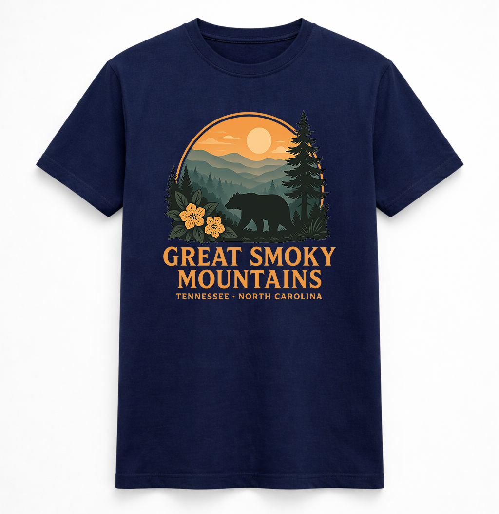 Great Smoky Mountains Vintage Nature T-Shirt
