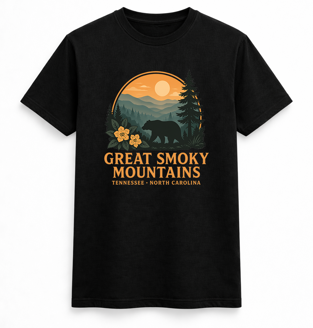 Great Smoky Mountains Vintage Nature T-Shirt
