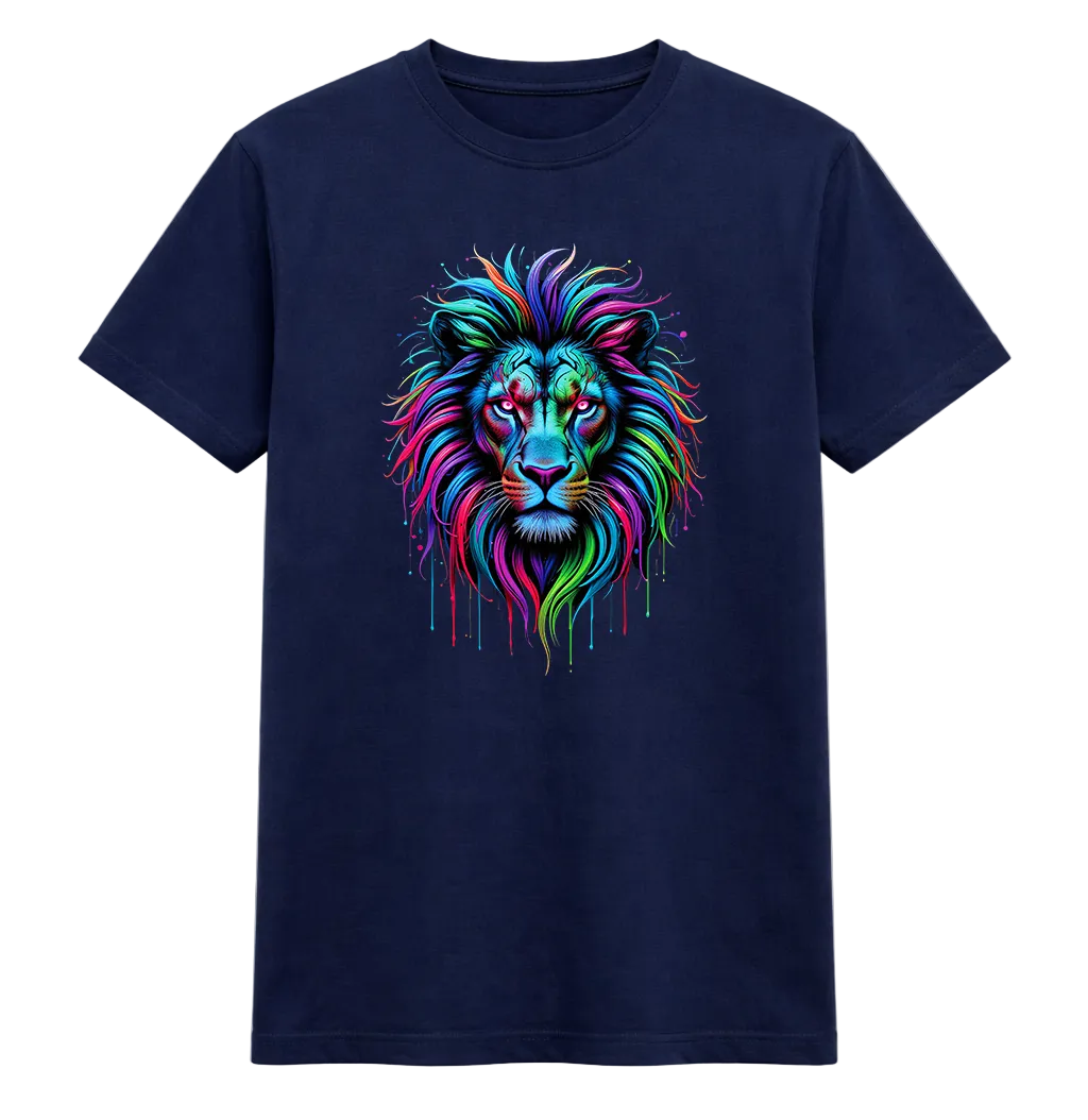 Neon Apex Lion Graphic Tee