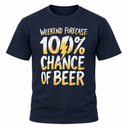100% Chance of Rugby T-shirt