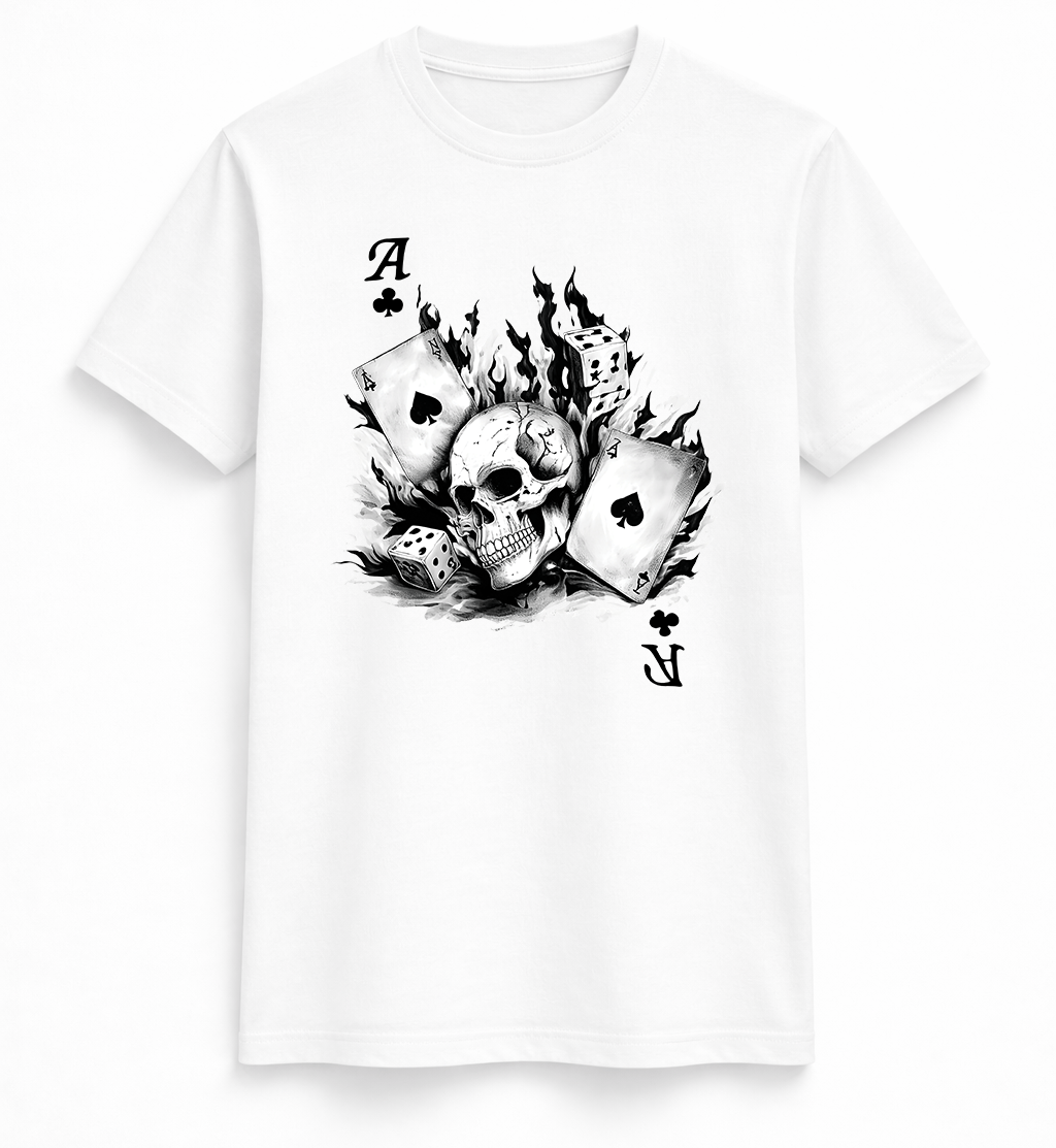 Dead Ace Skull Graphic Tee