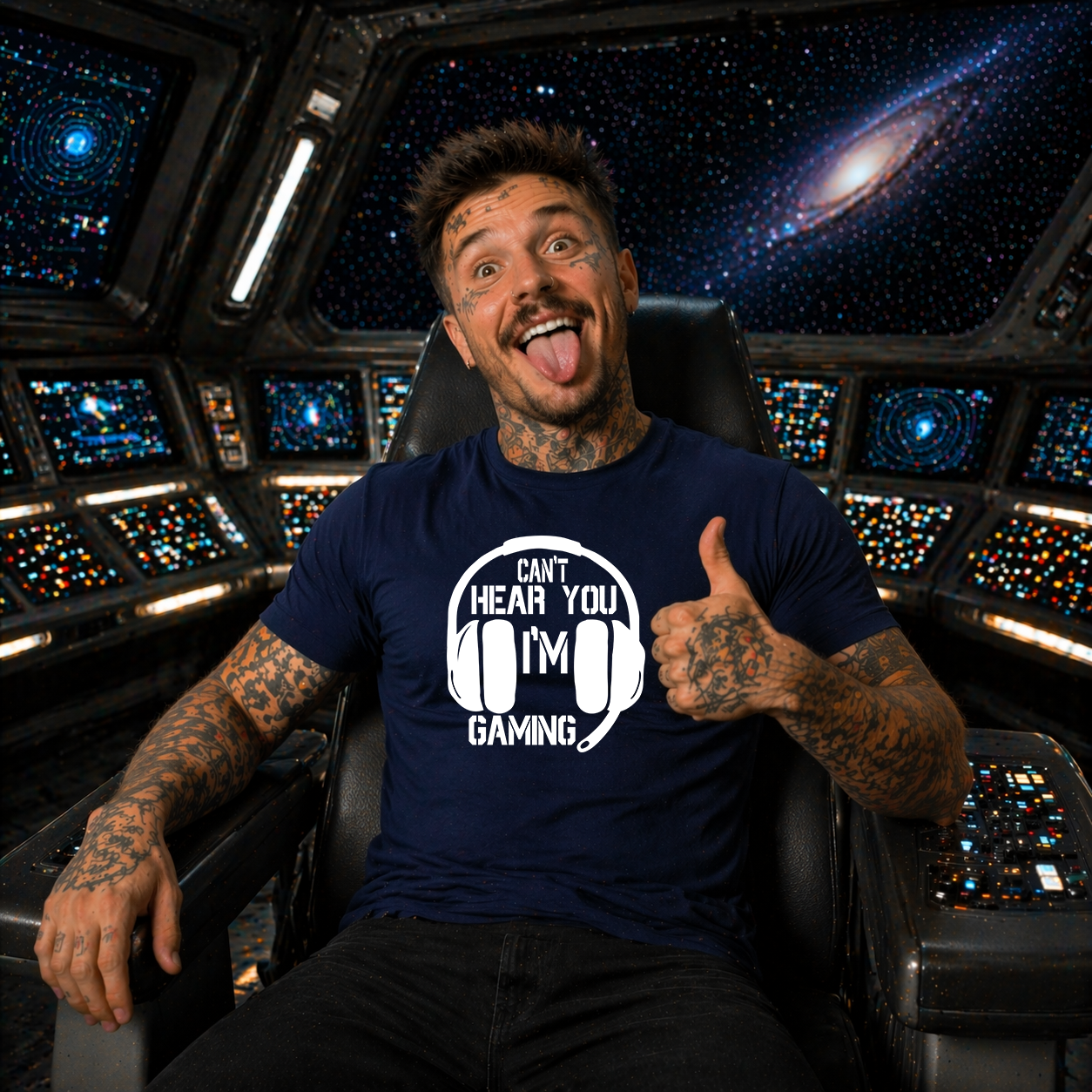 Can’t Hear You I’m Gaming Headset Tee