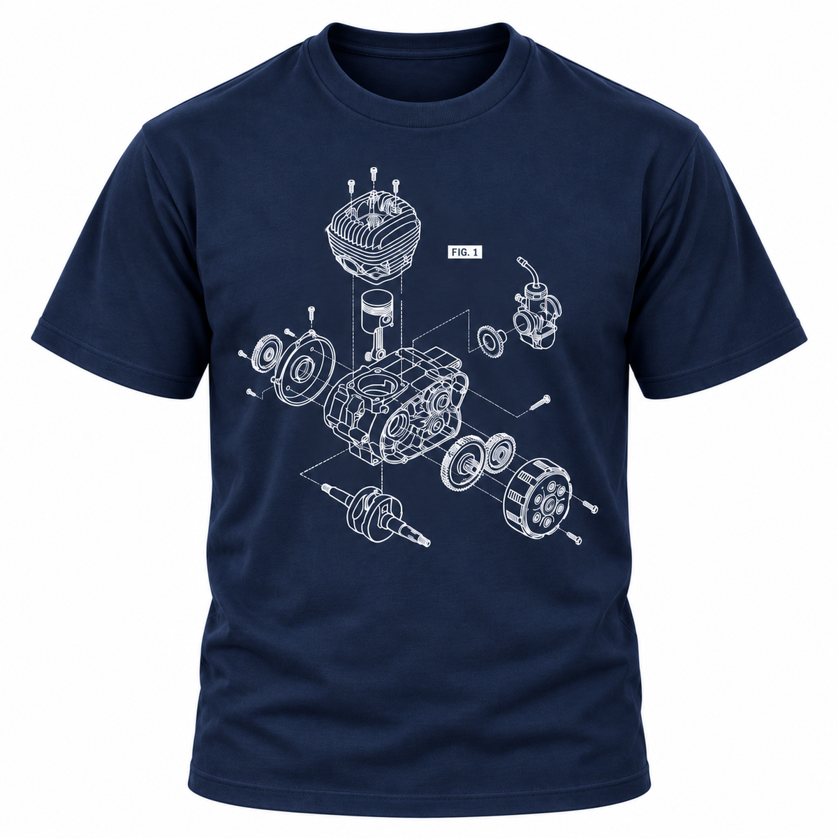 2 Stroke Engine T-Shirt