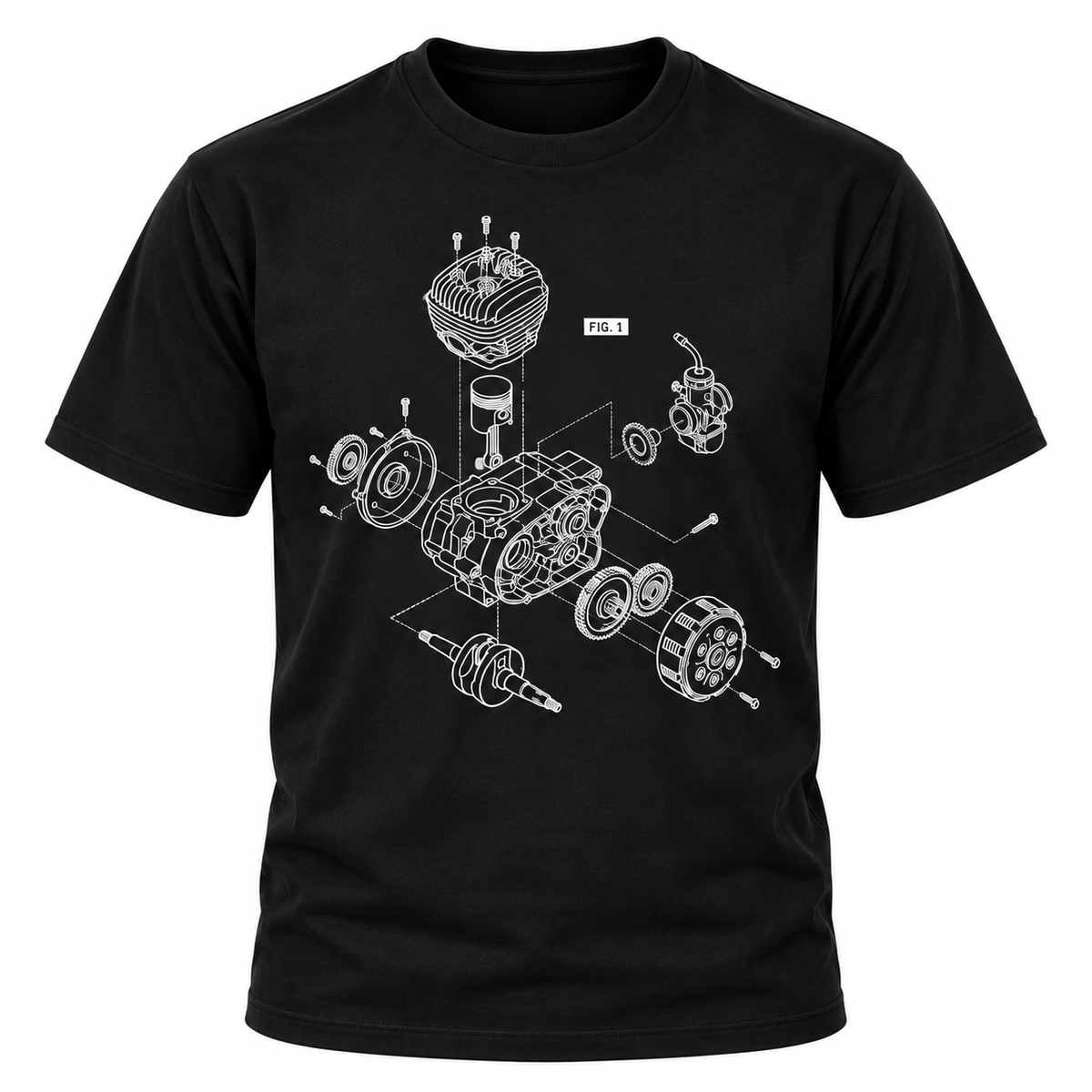 2 Stroke Engine T-Shirt