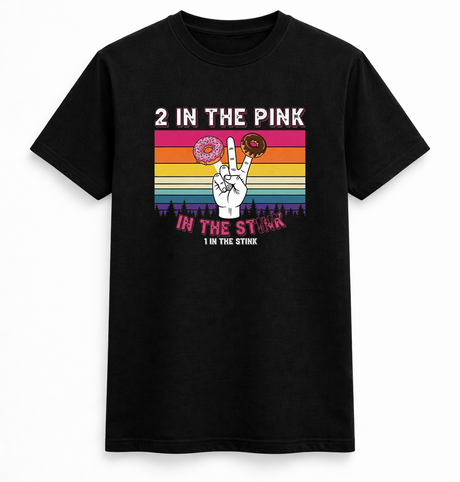 2 In the pink tee