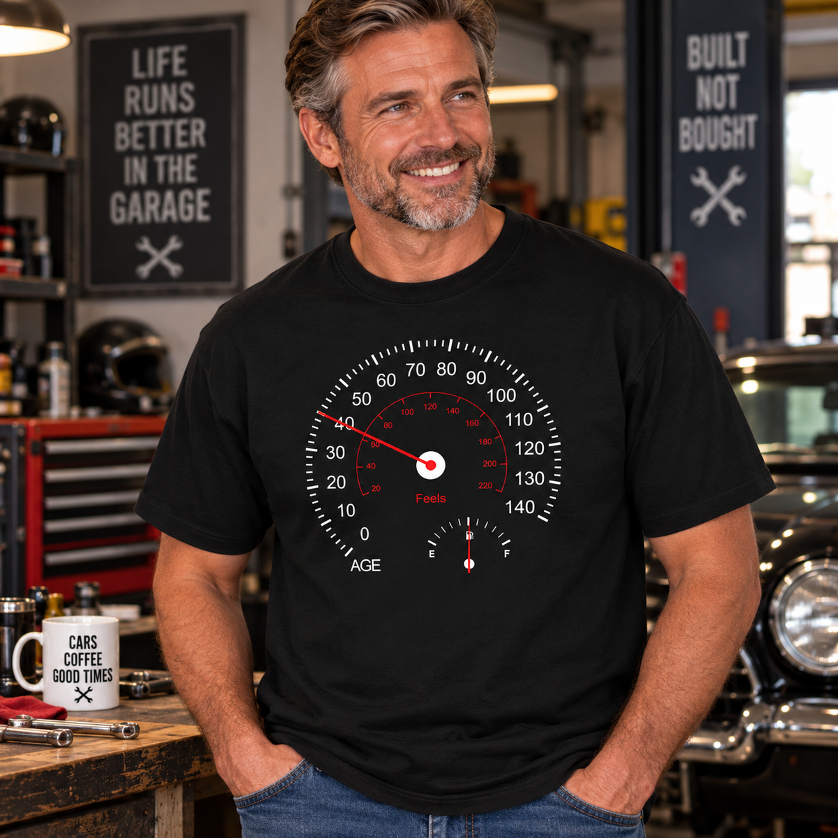 40th Birthday Speedometer T-Shirt