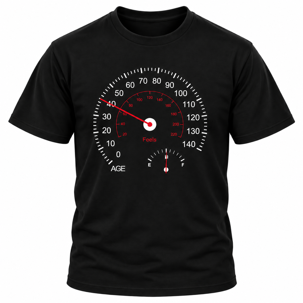 40th Birthday Speedometer T-Shirt