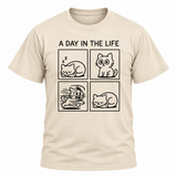 A Day In The Life Cat T-Shirt