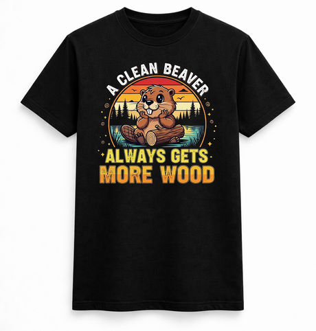 A clean beaver tee