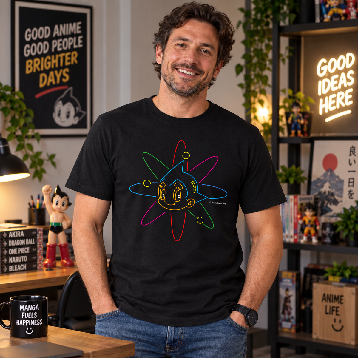 Astro Boy Neon Atom Oversized T-shirt