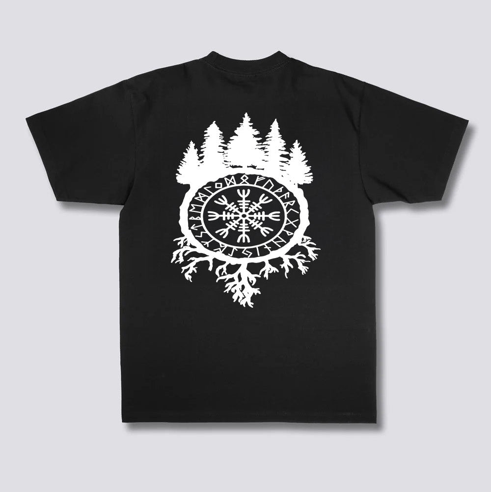 Nordic Forest Compass Tee