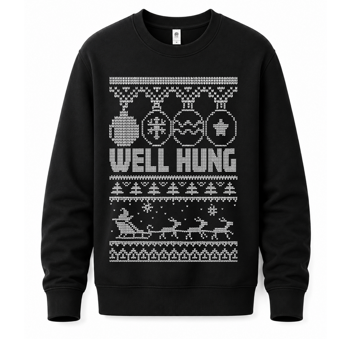 Well Hung – Funny Christmas Jumper