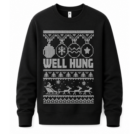 Well Hung – Funny Christmas Jumper