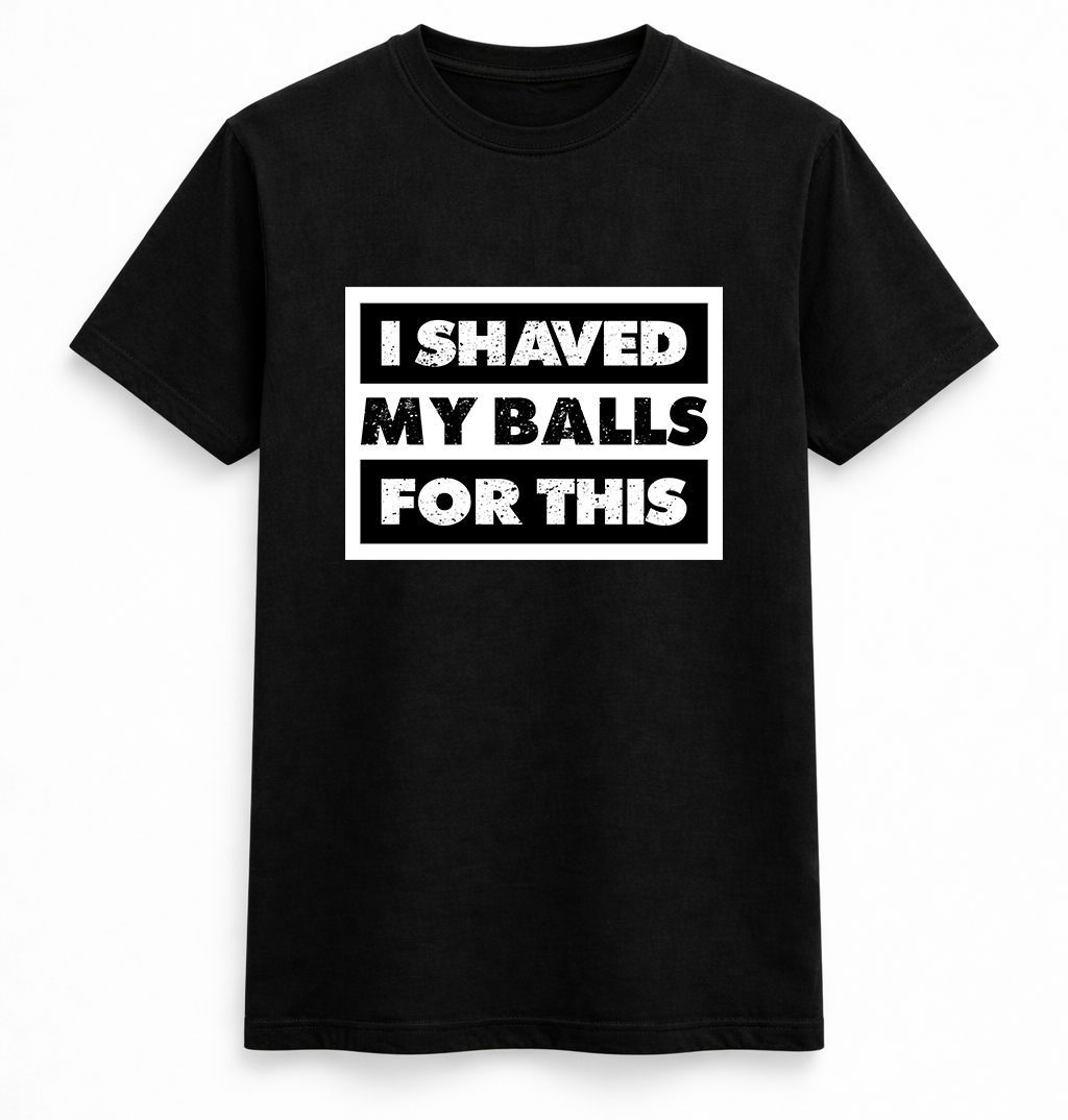 Bold Grooming Joke Statement Tee