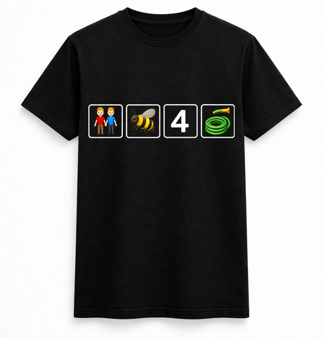 Bros before Hoes Emoji Rebus Tee