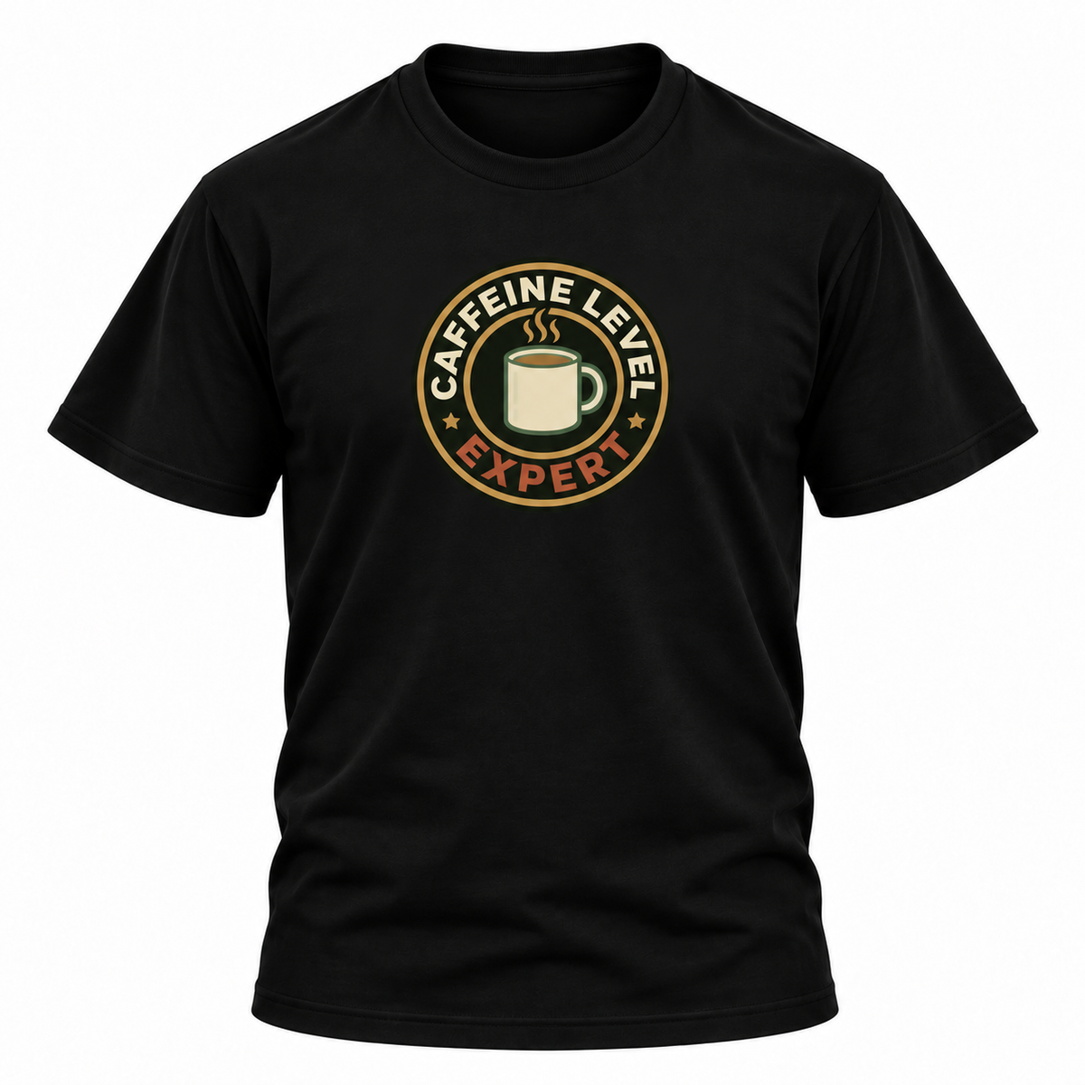 Caffeine Expert Funny Coffee T-Shirt