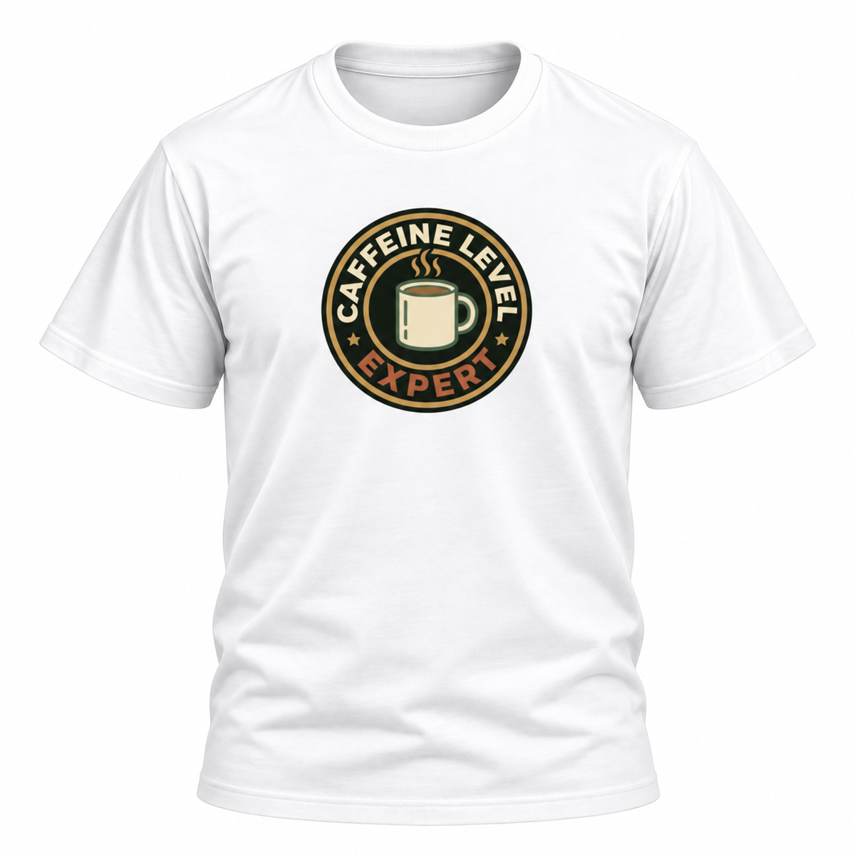Caffeine Expert Funny Coffee T-Shirt