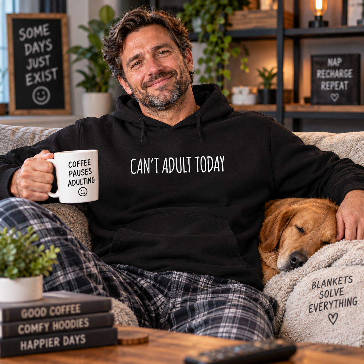 Can't Adult Today Hoodie