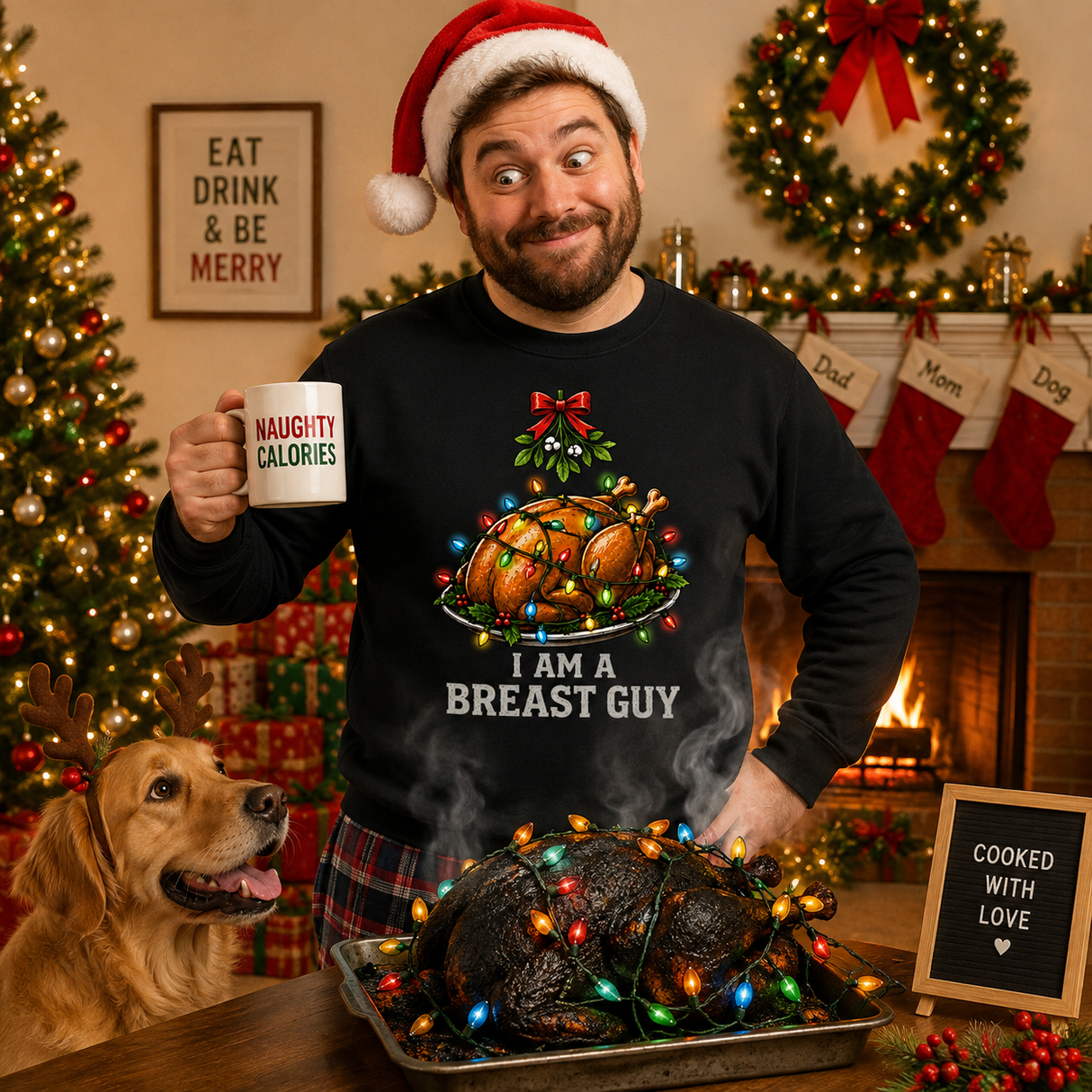 Breast Guy – Funny Christmas Jumper