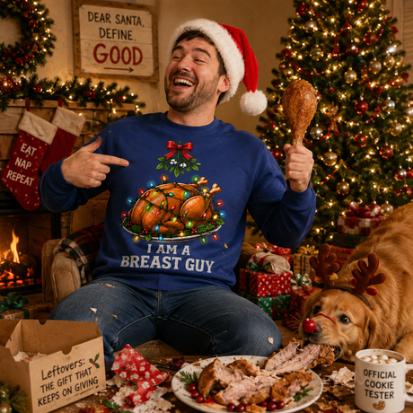Breast Guy – Funny Christmas Jumper