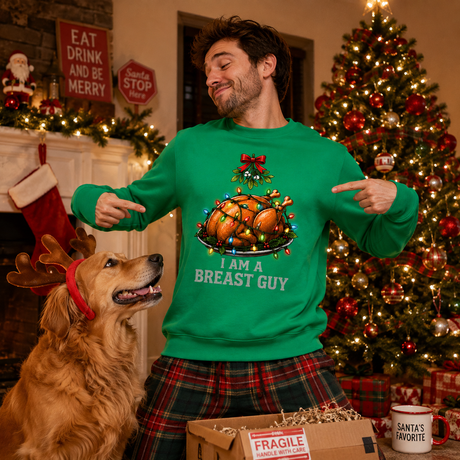 Breast Guy – Funny Christmas Jumper