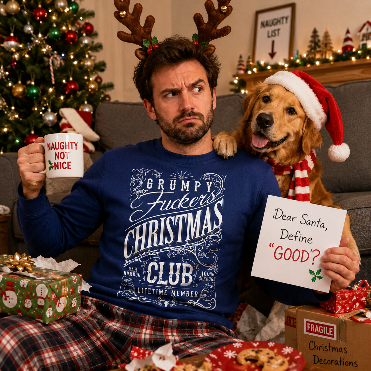 Grumpy Fcukers – Funny Christmas Jumper