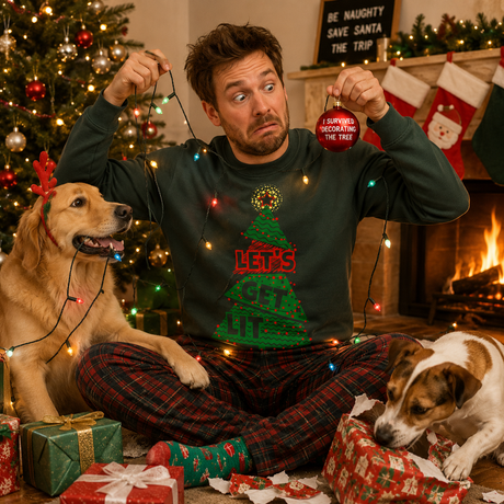 Let’s Get Lit – Funny Christmas Jumper