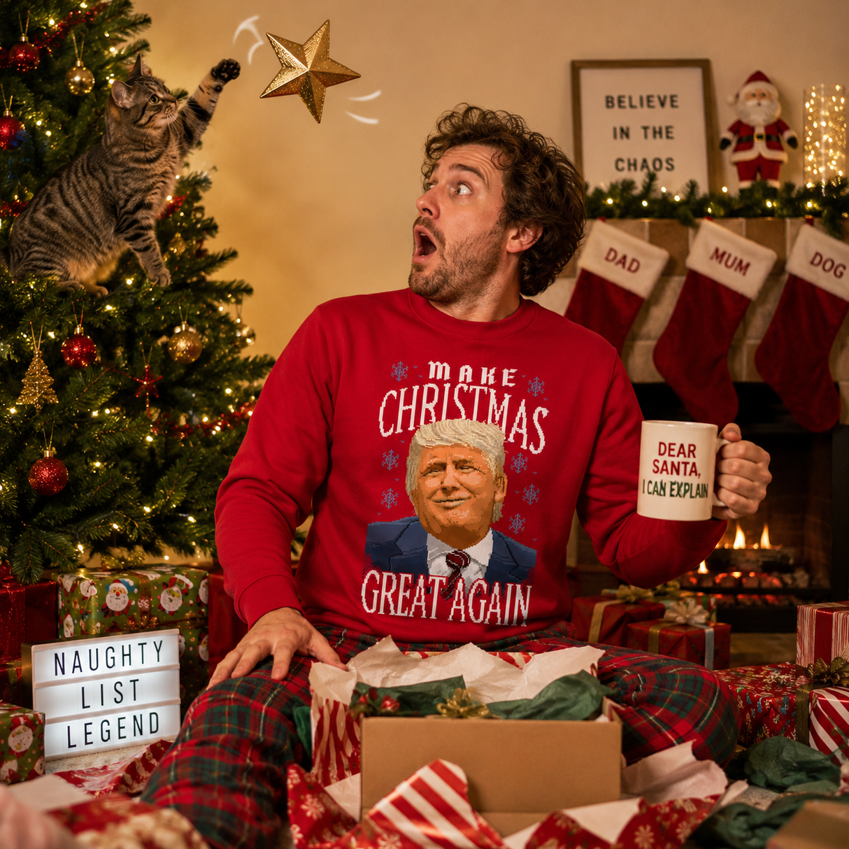 Merry TrumpMas – Funny Christmas Jumper