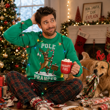 Pole Prancer – Funny Christmas Jumper