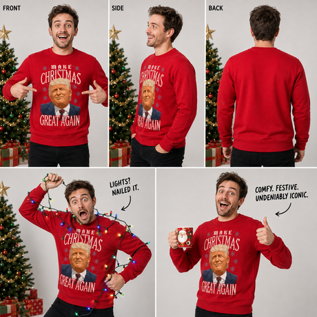 Merry TrumpMas – Funny Christmas Jumper