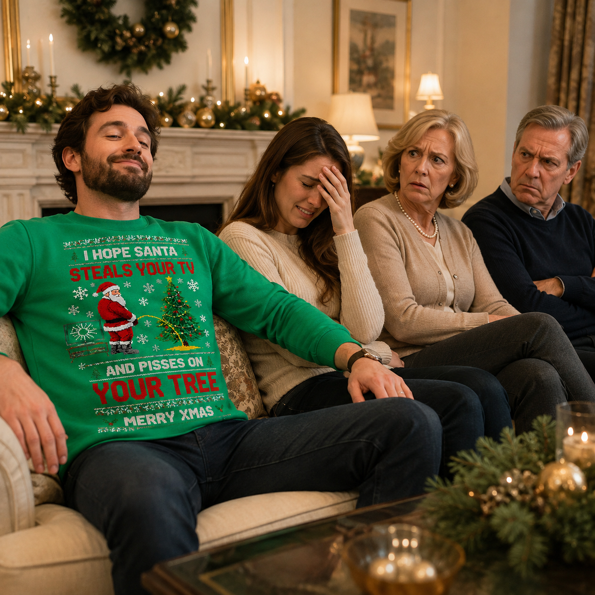 Merry Pissmass – Funny Christmas Jumper