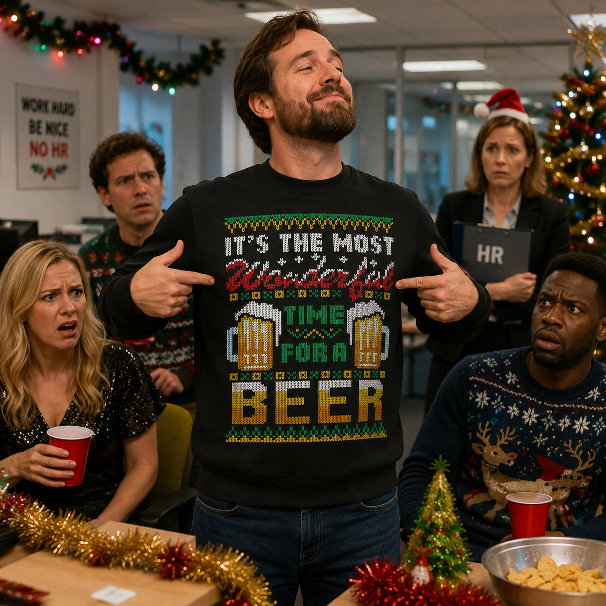 Christmas Beer – Funny Christmas Jumper