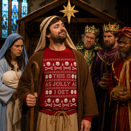 Jolly Fella – Funny Christmas Jumper
