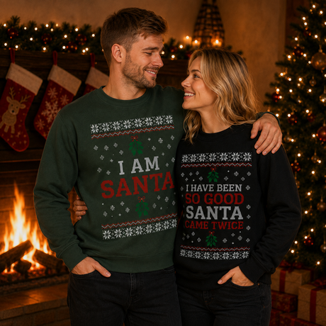 Santa Came Twice (HERS) – Funny Christmas Jumper