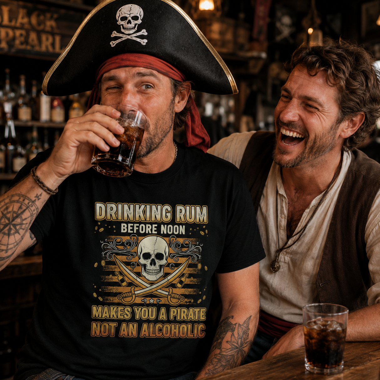 Drinking rum tee