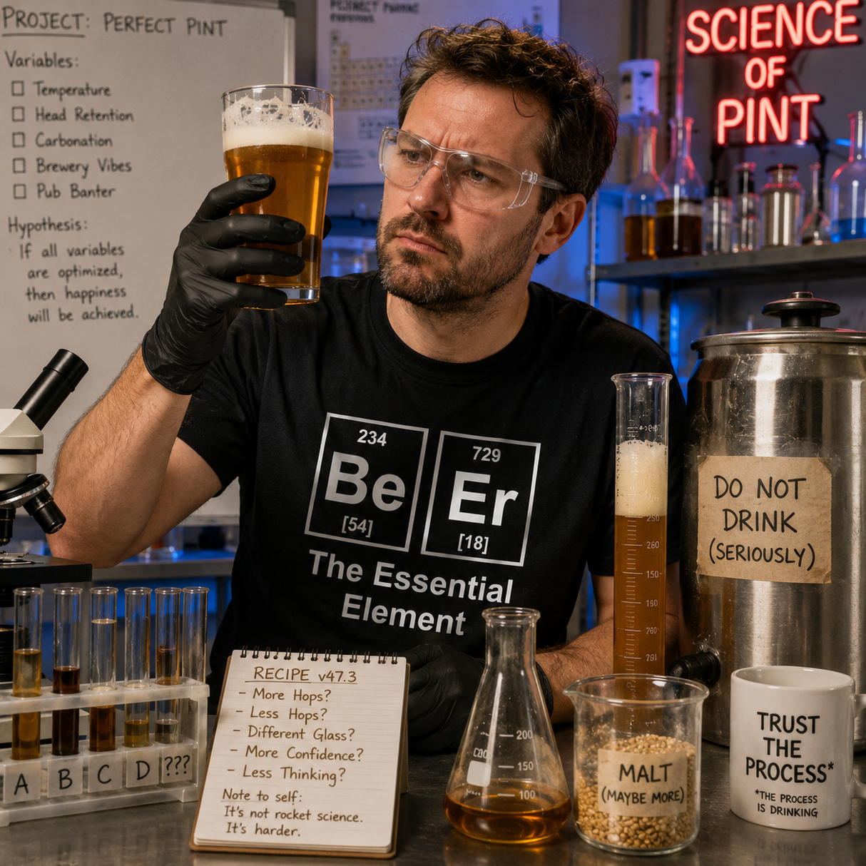 Beer The Essential Element Tee