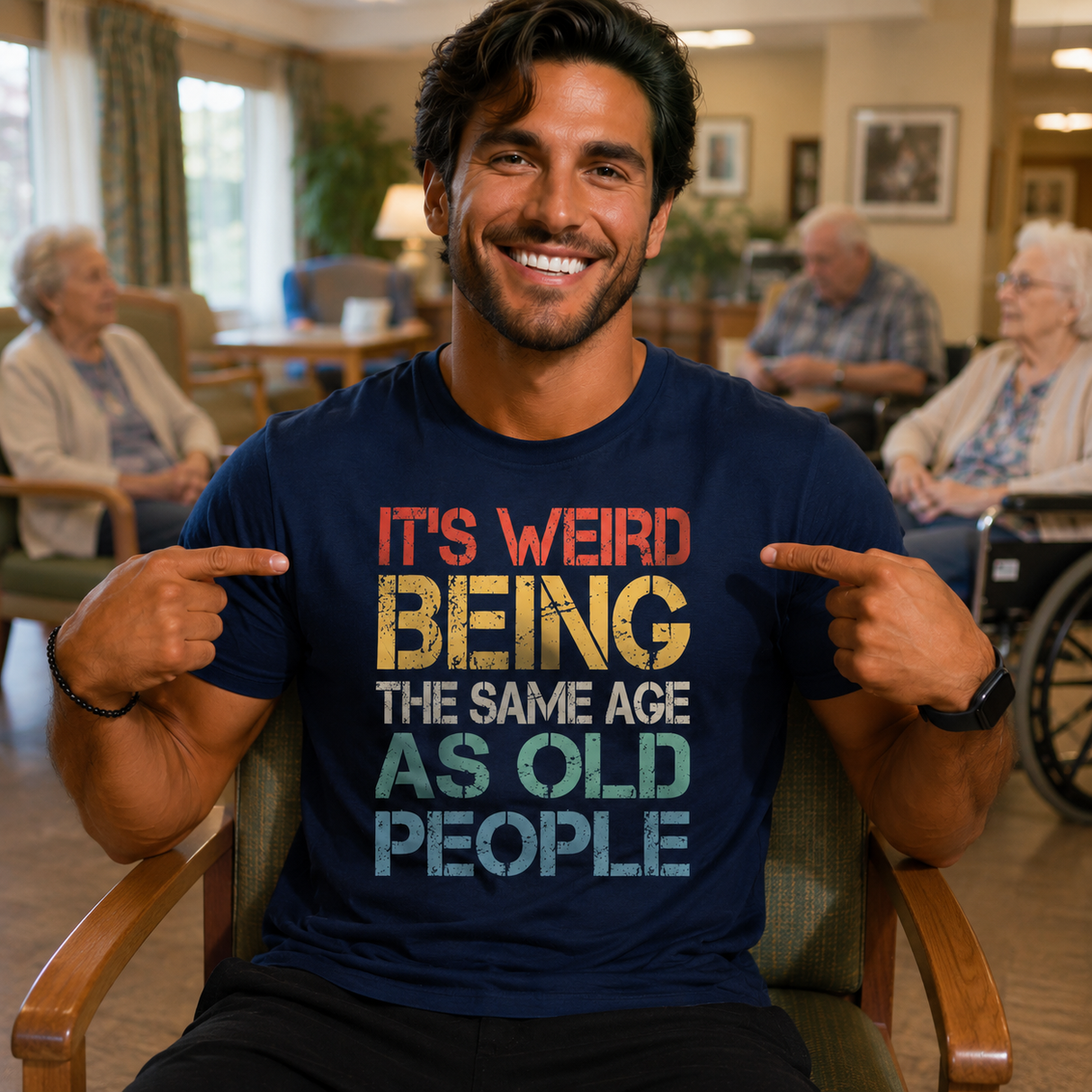Same Age Humour Statement Tee