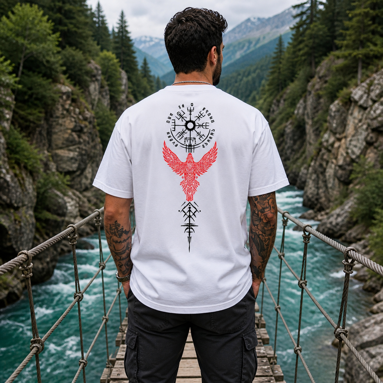 Viking Phoenix Sigil Graphic Tee